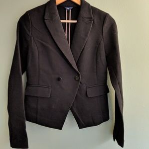 Gap two-button black blazer